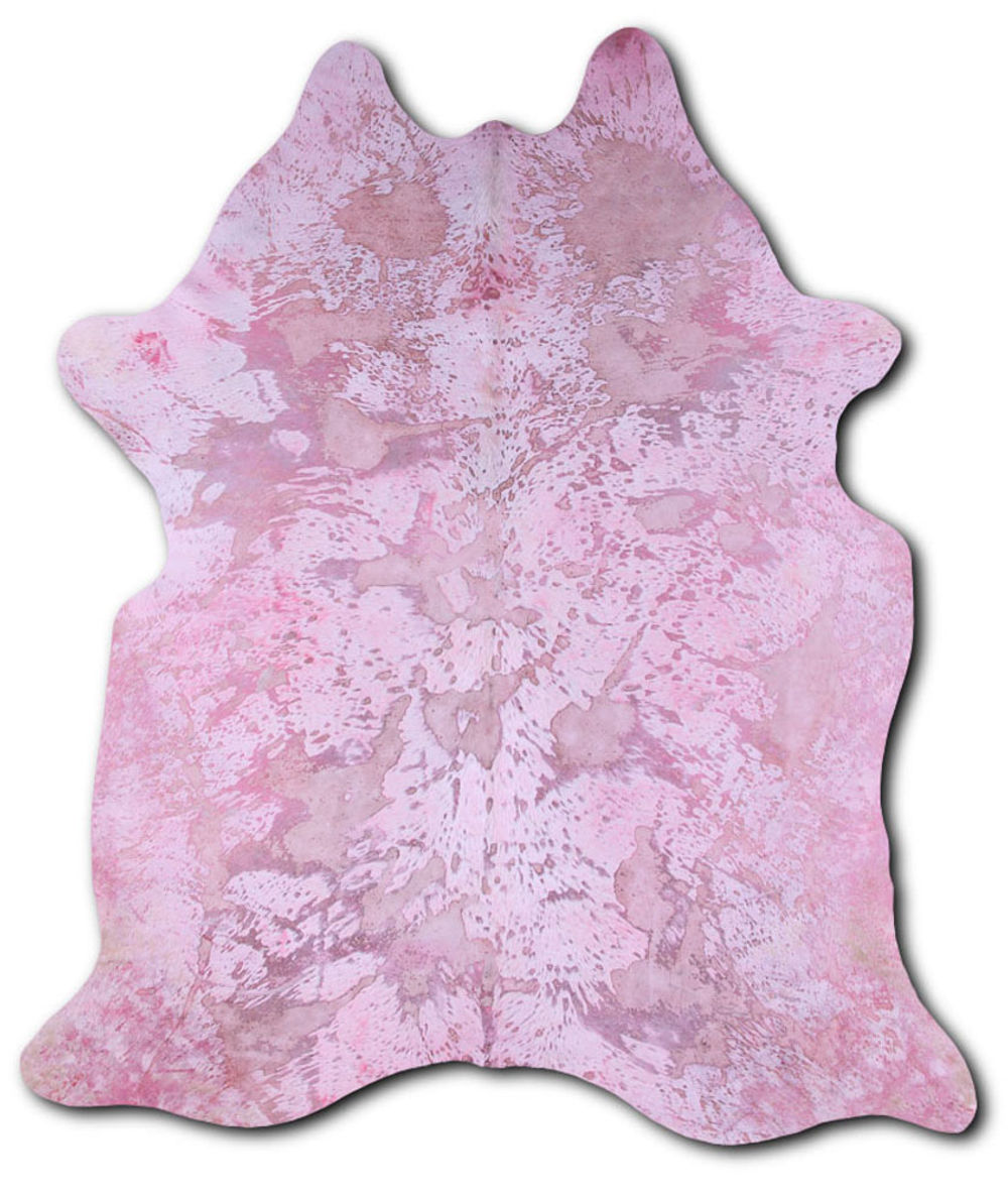 Breeze cowhide rugs for sale DISTRESSED FUCHSIA rug