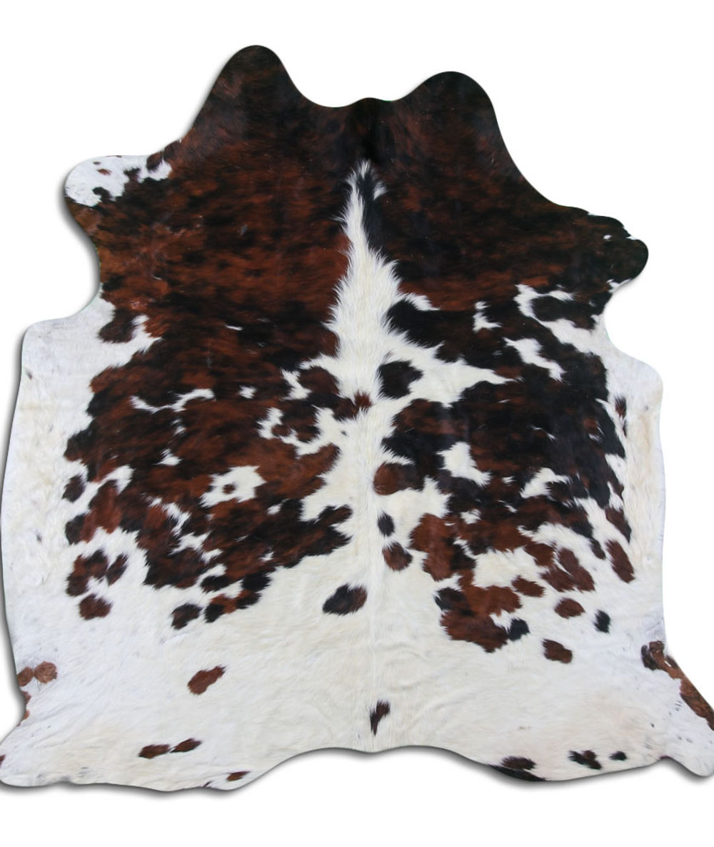 Delicacy NATURAL cowhide rugs for sale EXOTIC TRICOLOR rug