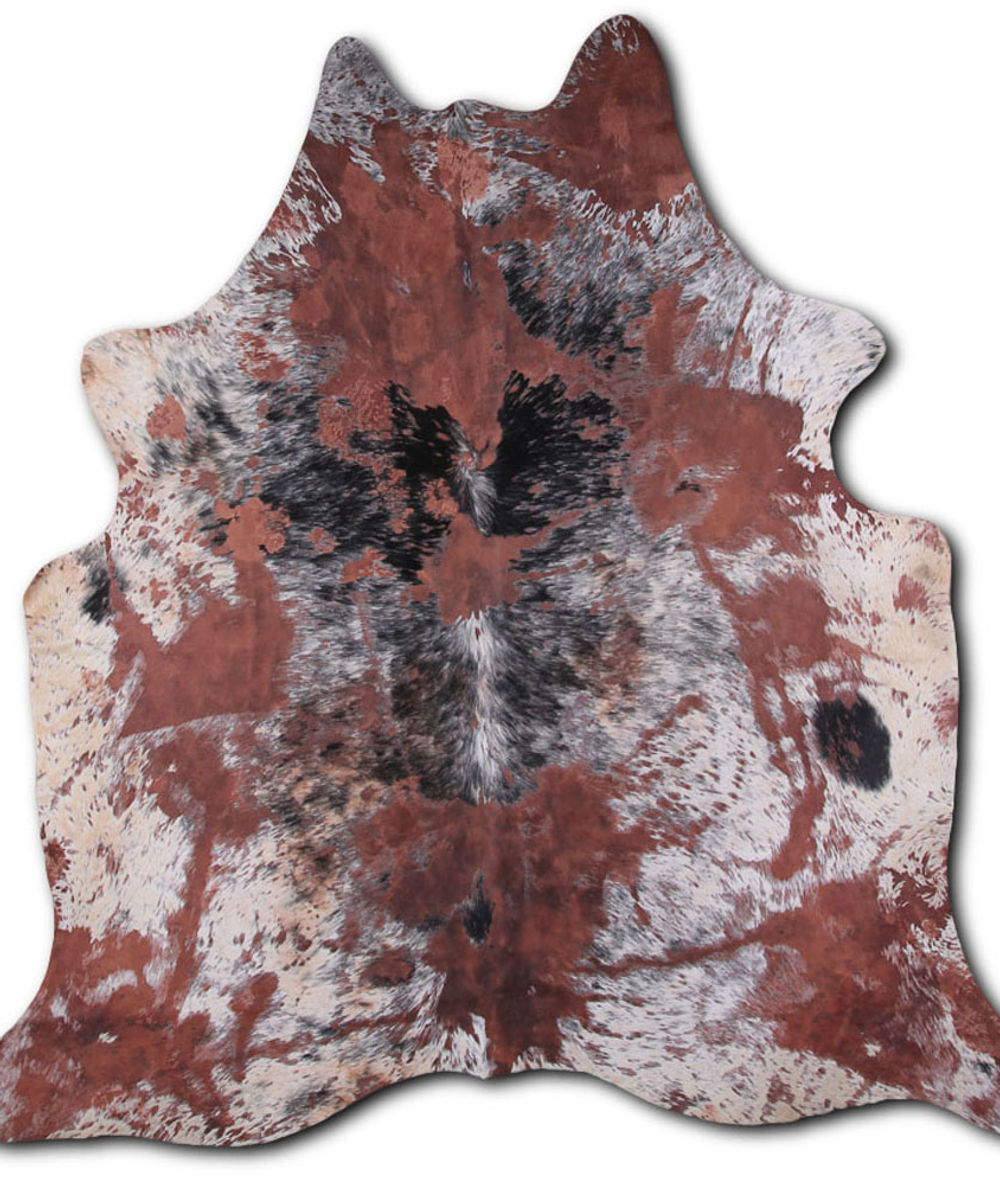 Balm cowhide rugs for sale DISTRESSED BROWN rug