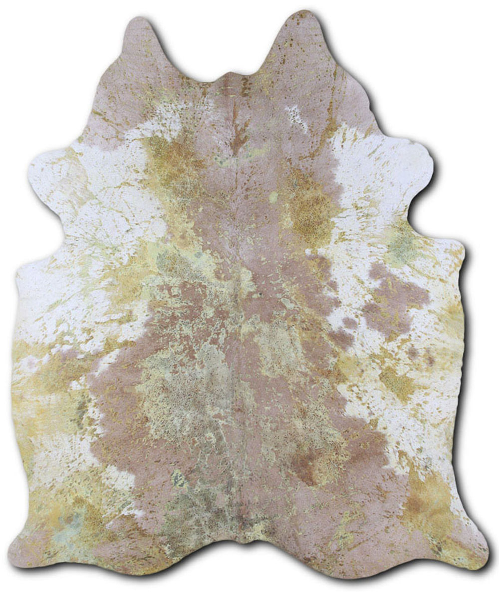 Bits cowhide rugs for sale DISTRESSED LIME GREEN rug