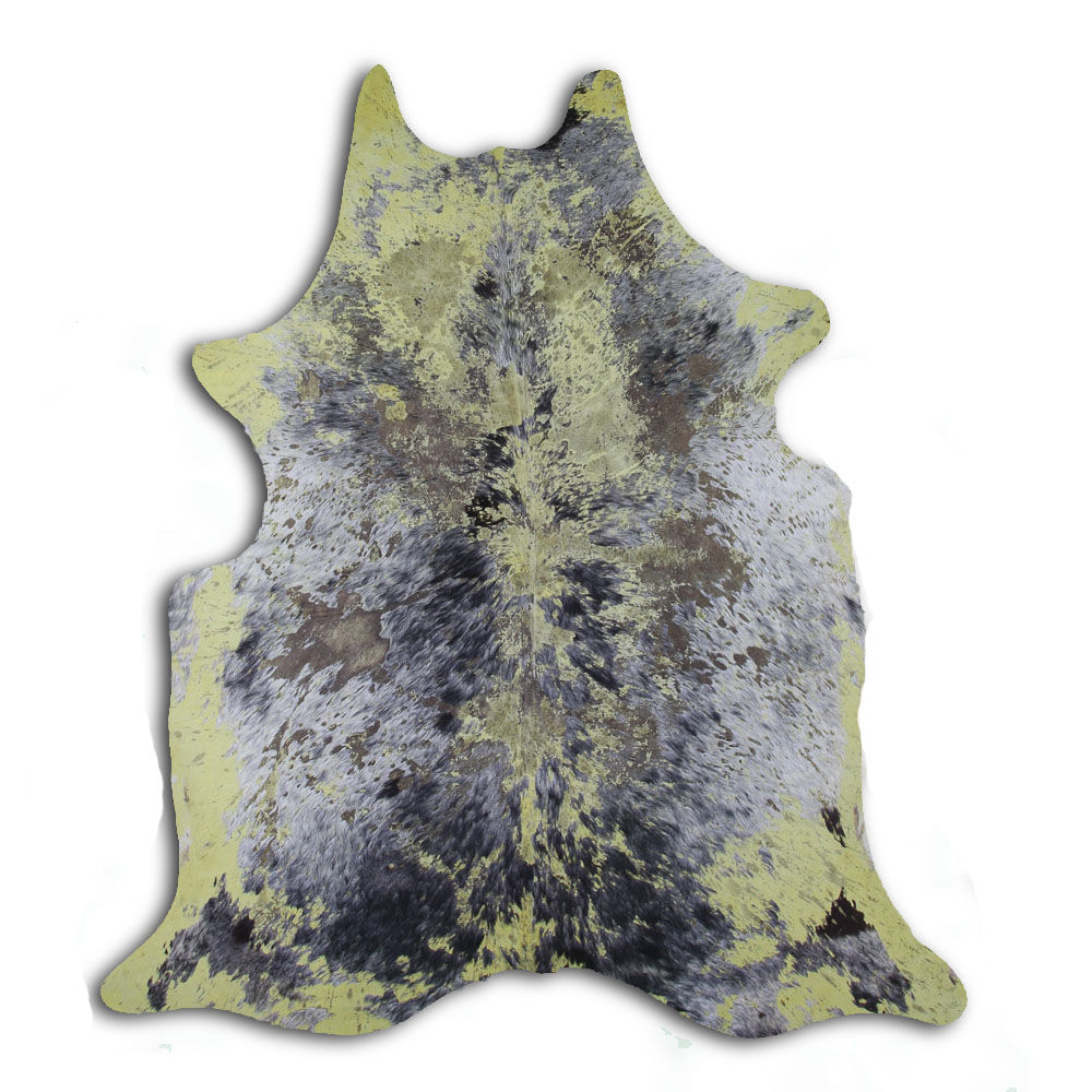 Connection cowhide rugs for sale DISTRESSED YELLOW rug
