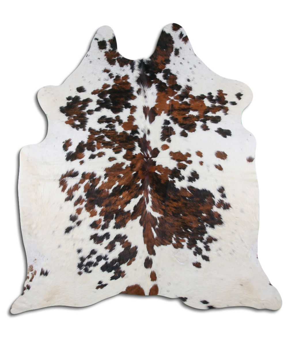 Droll NATURAL cowhide rugs for sale EXOTIC TRICOLOR rug