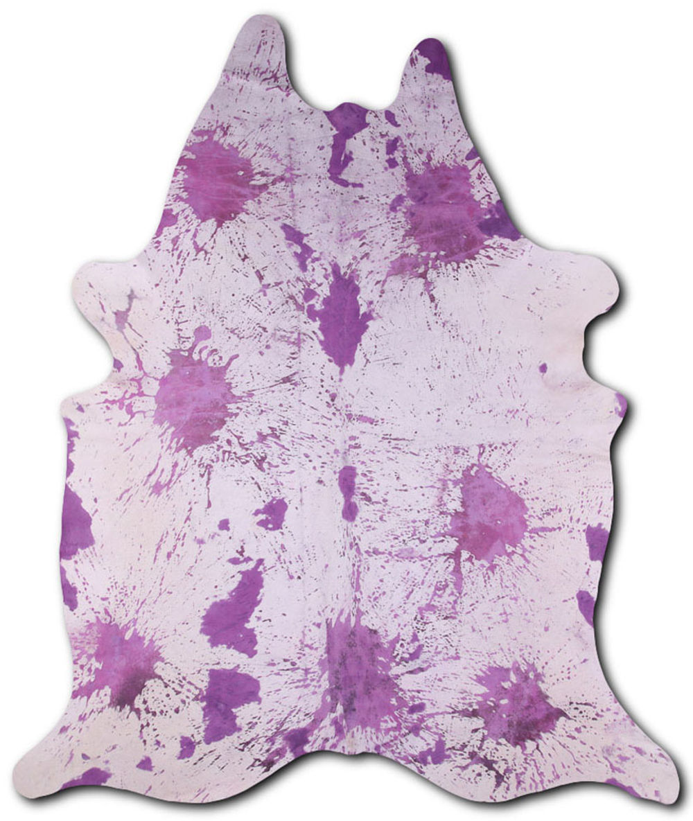 Boffo cowhide rugs for sale DISTRESSED PURPLE rug