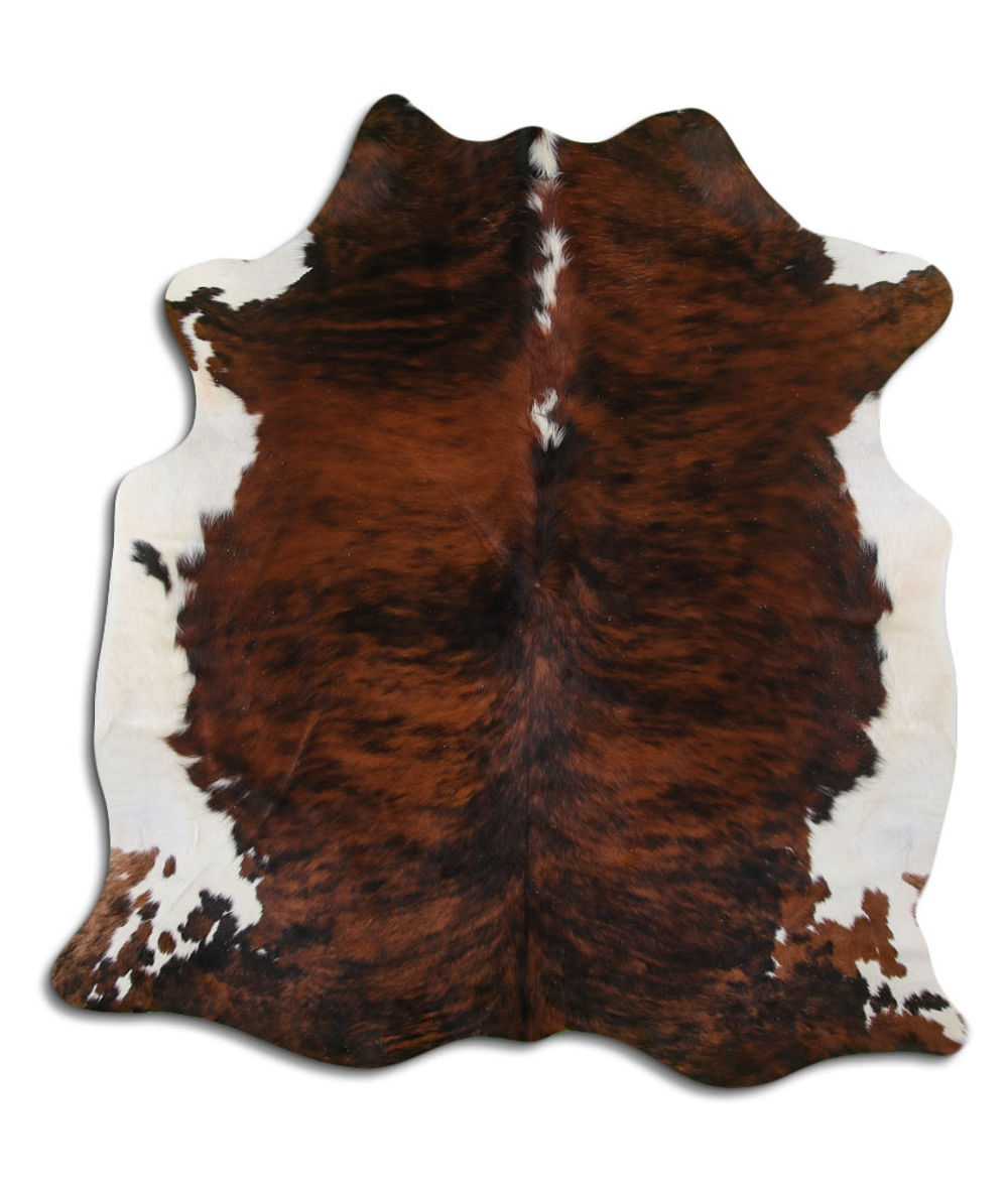 Dulce NATURAL cowhide rugs for sale EXOTIC WHITE BELLY BACKBONE rug