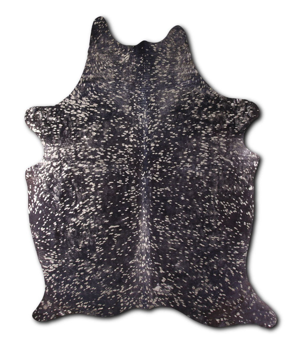 Accordant cowhide rugs for sale GOLD METALLIC ON BLACK rug
