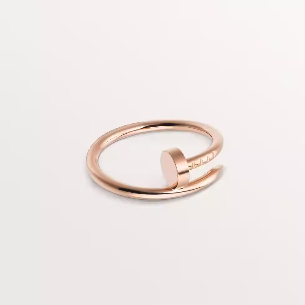 Miniatyrbilde: Cartier Juste un Clou ring, Small, Rose gull str. 56
