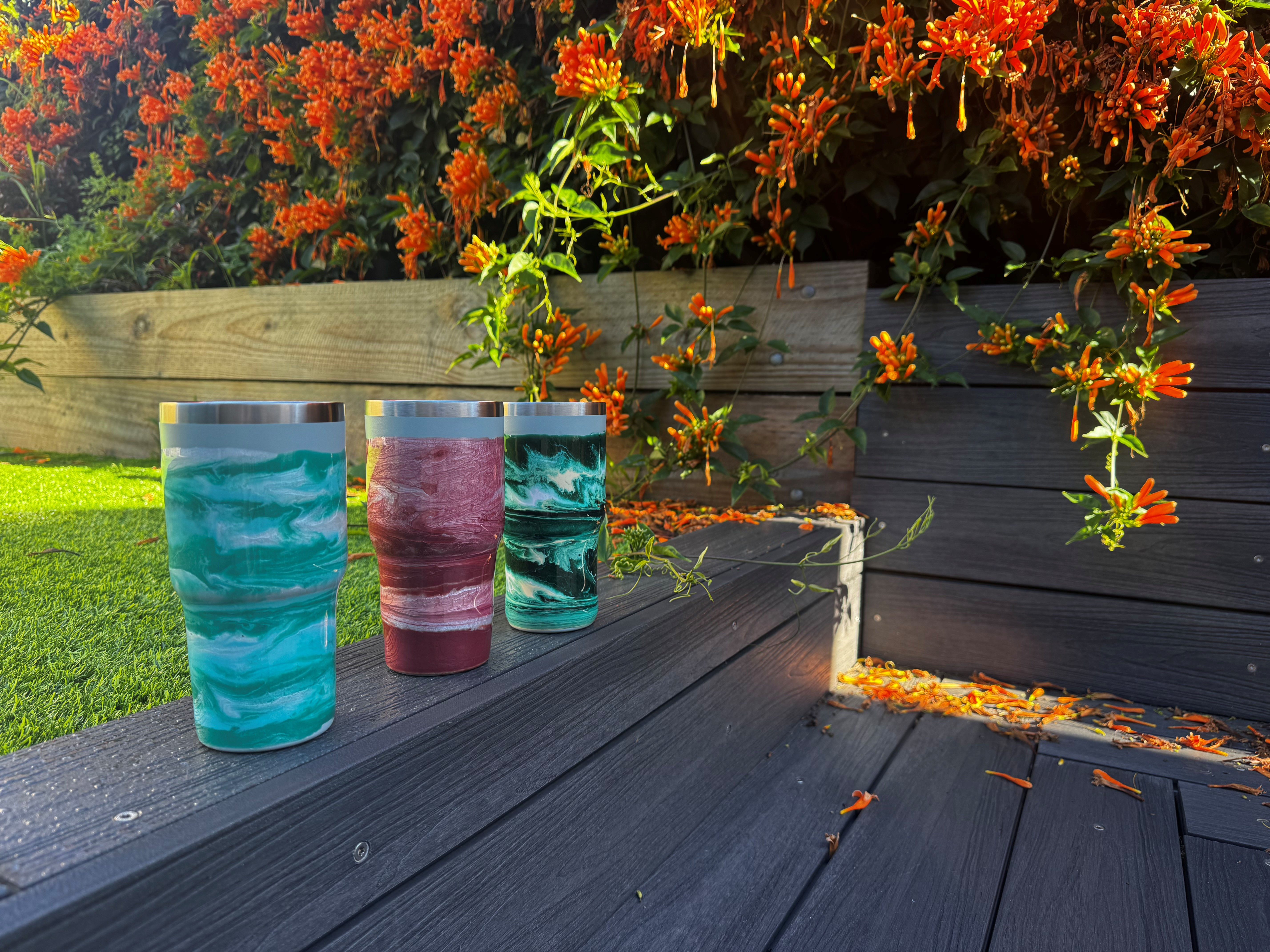 Stainless Steel Travel Coffee Cups & Smoothie Tumblers