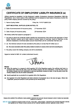 BAPP Industrial Supplies (Doncaster) Limited Employers Liability Insurance - Expires 2024-
