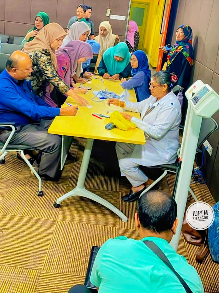 KOLABORASI SARINGAN KESIHATAN BERSAMA JUPEM NEGERI SELANGOR