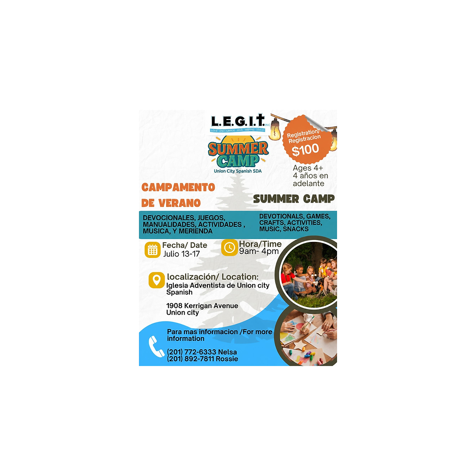 2026 Union City L.E.G.I.T. Summer Camp