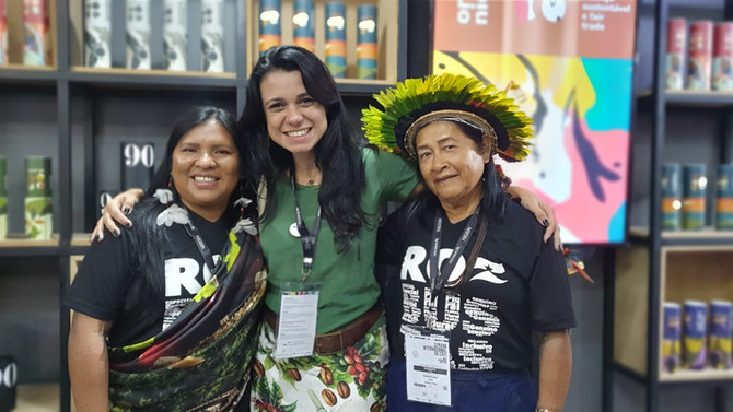 Diná, uma indígena na cafeicultura.