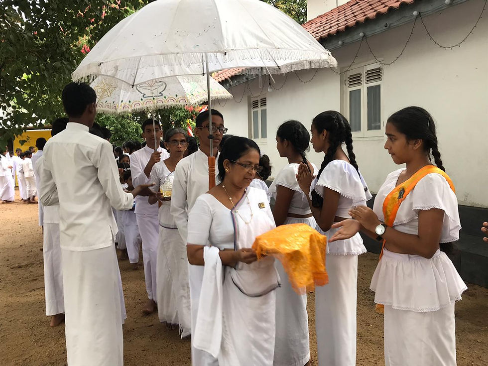 බුද්ධ පූජාව වැඩමකරවීම