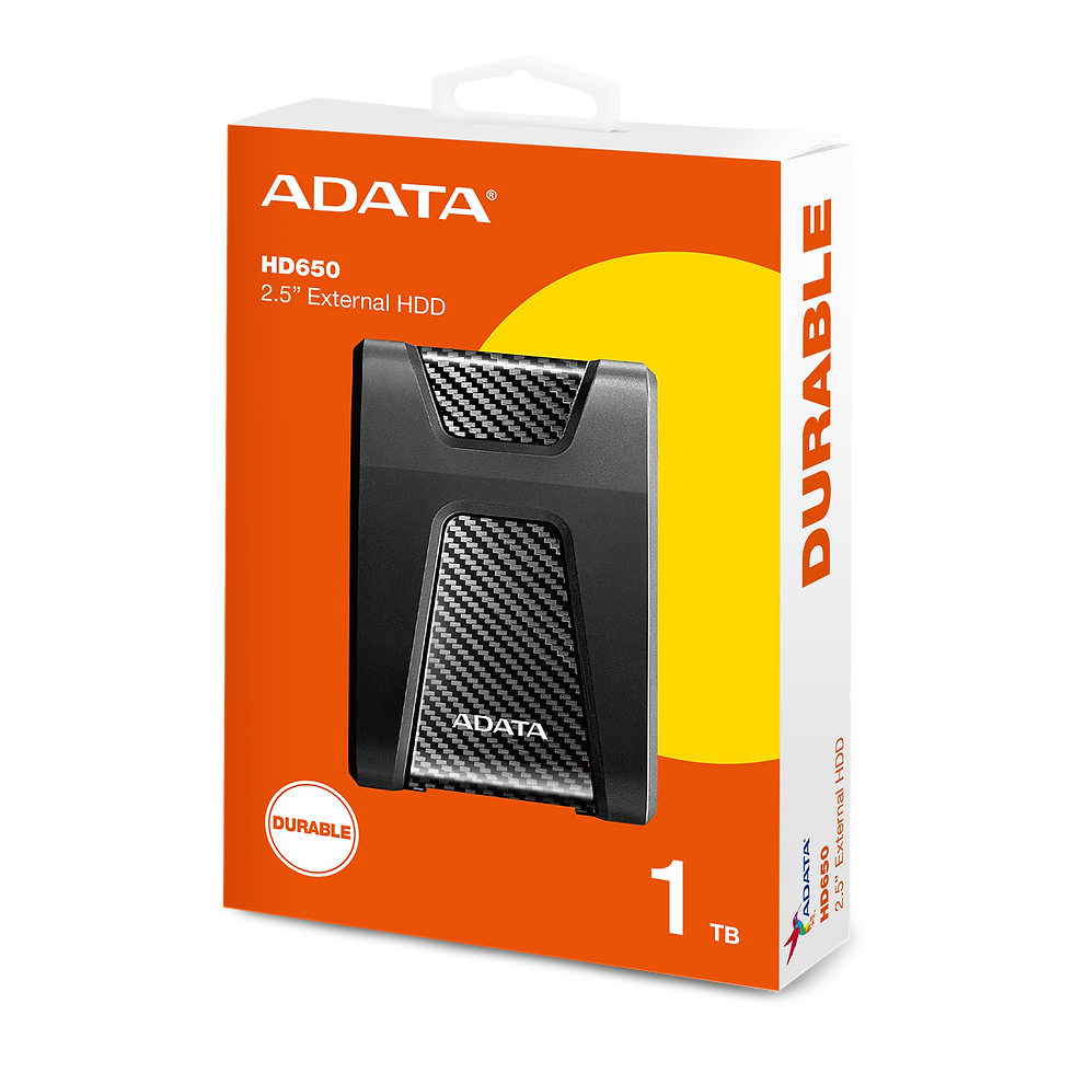 Thumbnail: Adata Väline kaasaskantav kõvaketas HD650 1TB USB 3.0; USB 3.1 gen 1;USB 3.2 gen