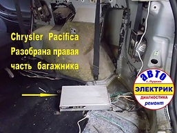 CHRYSLER PACIFICA правая часть багажника