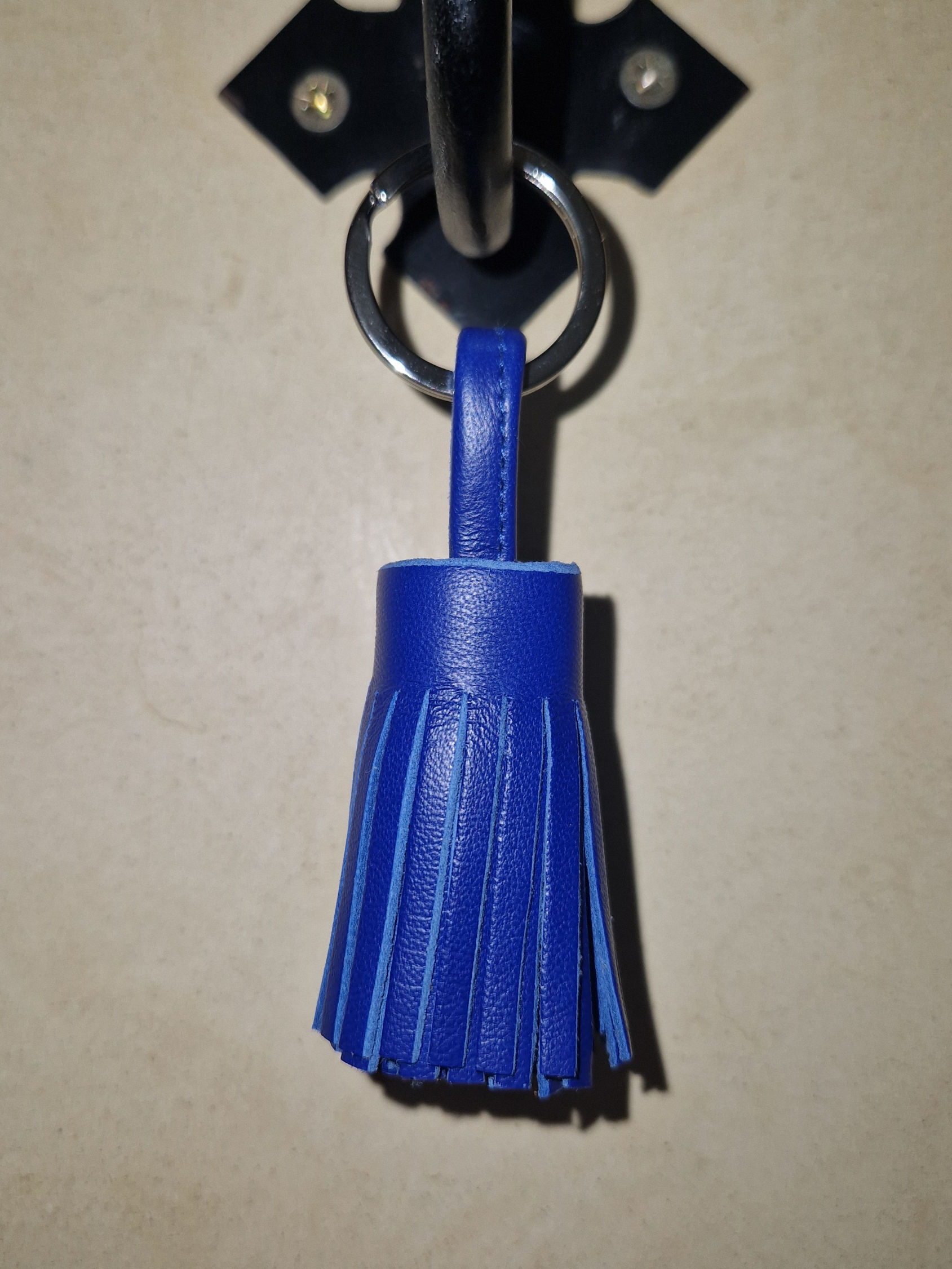 Small Tassle Keyring - Majorelle Blue