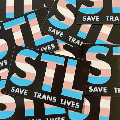 Save Trans Lives (STL) Sticker | STL-Style