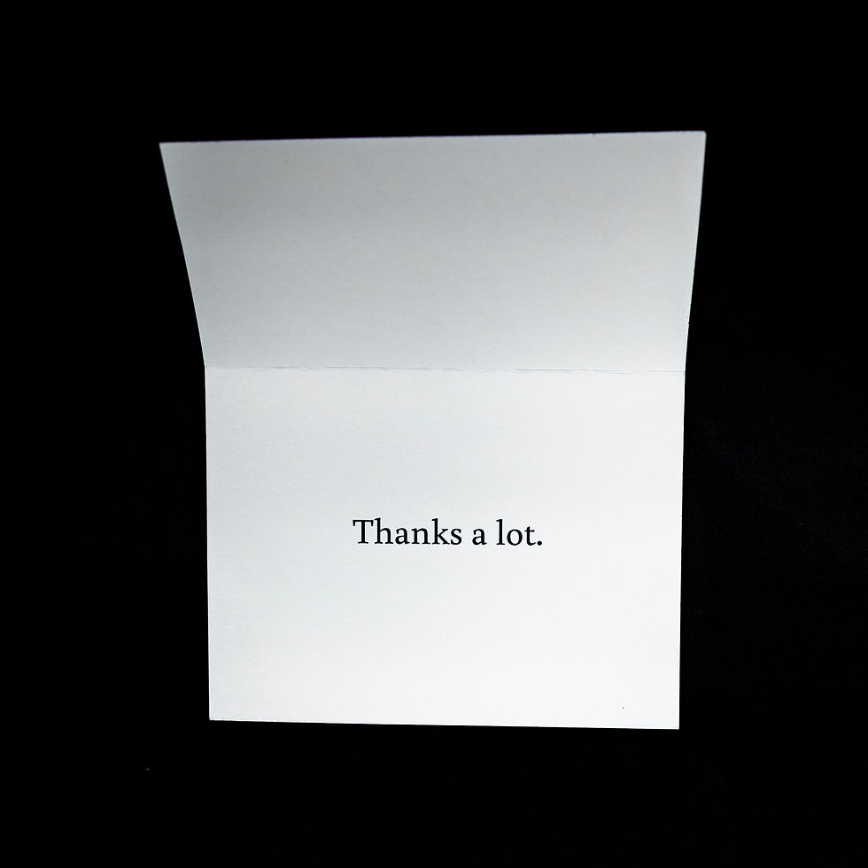 Thumbnail: Eat Ass thank you greeting card