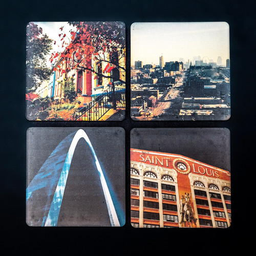 St. Louis Stone Coasters (Square) | STL-Style