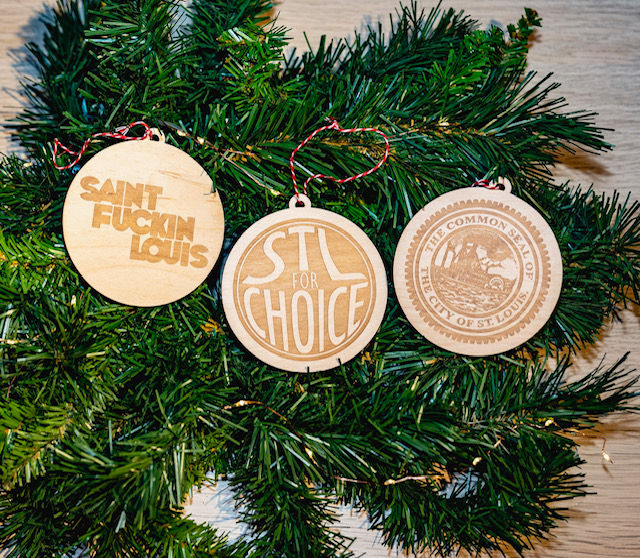 Wood Carved Christmas Ornaments