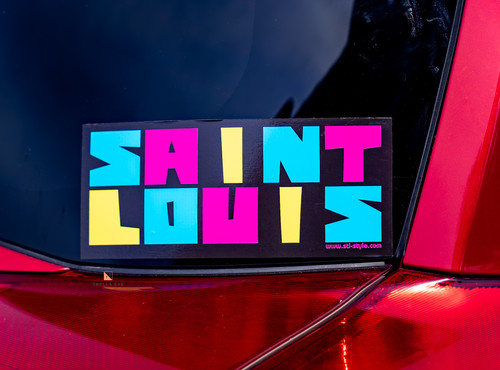 Saint Louis Funky Chunky Bumper Sticker | STL-Style