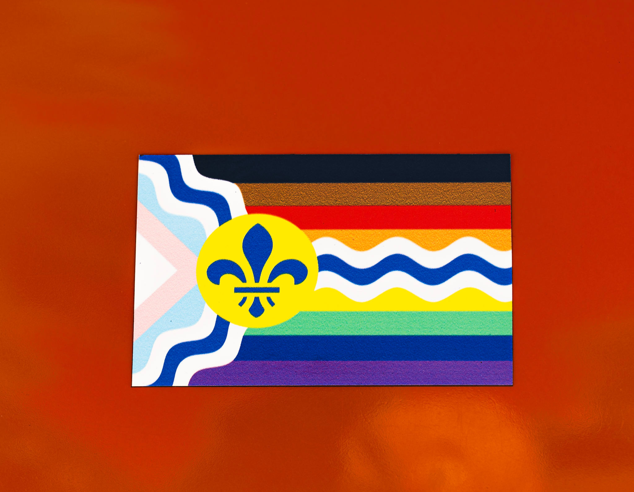 St. Louis Inclusive Pride Flag Magnet