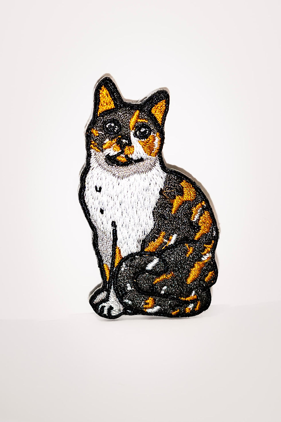 Thumbnail: Frankie the shop cat iron-on patch