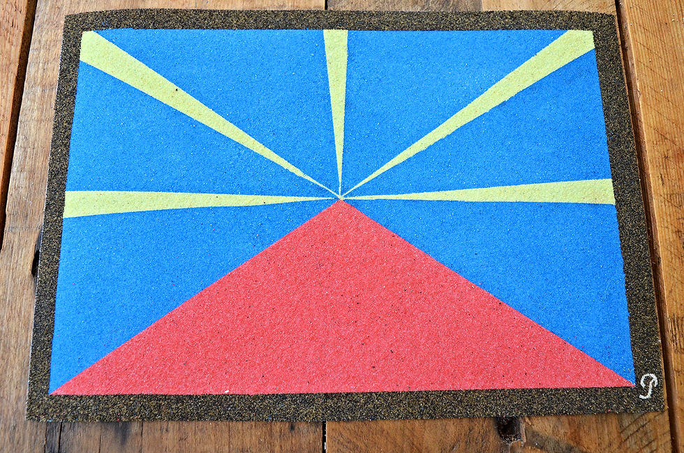 Drapeau de l'île de La Réunion