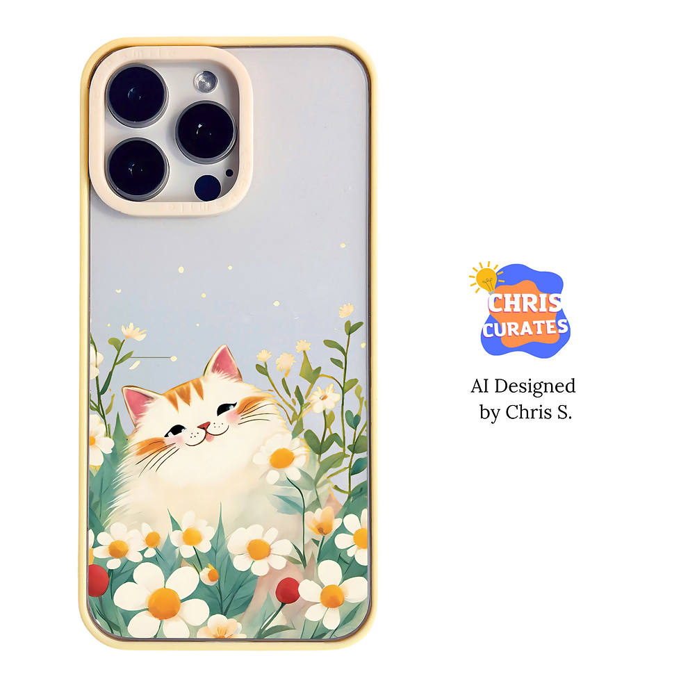 縮圖：Fluffy Cat Acrylic + TPU Dual-Color iPhone Case Designed by Chris