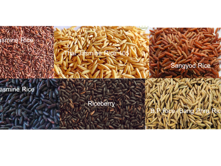 Introducing 6 varieties of Thai rice.