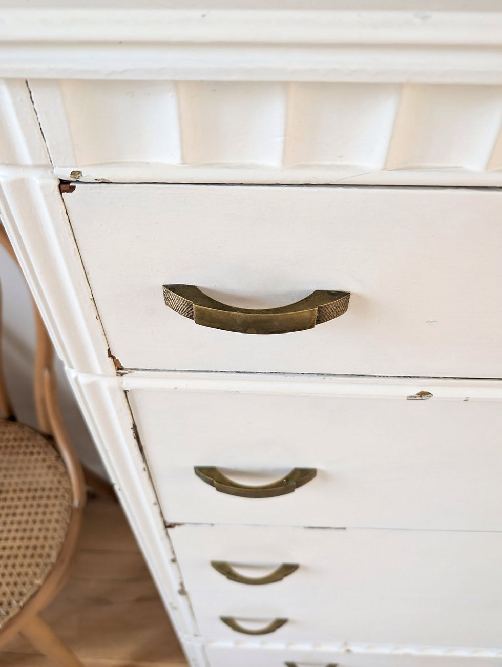 Miniature : Grande commode ancienne bois massif
