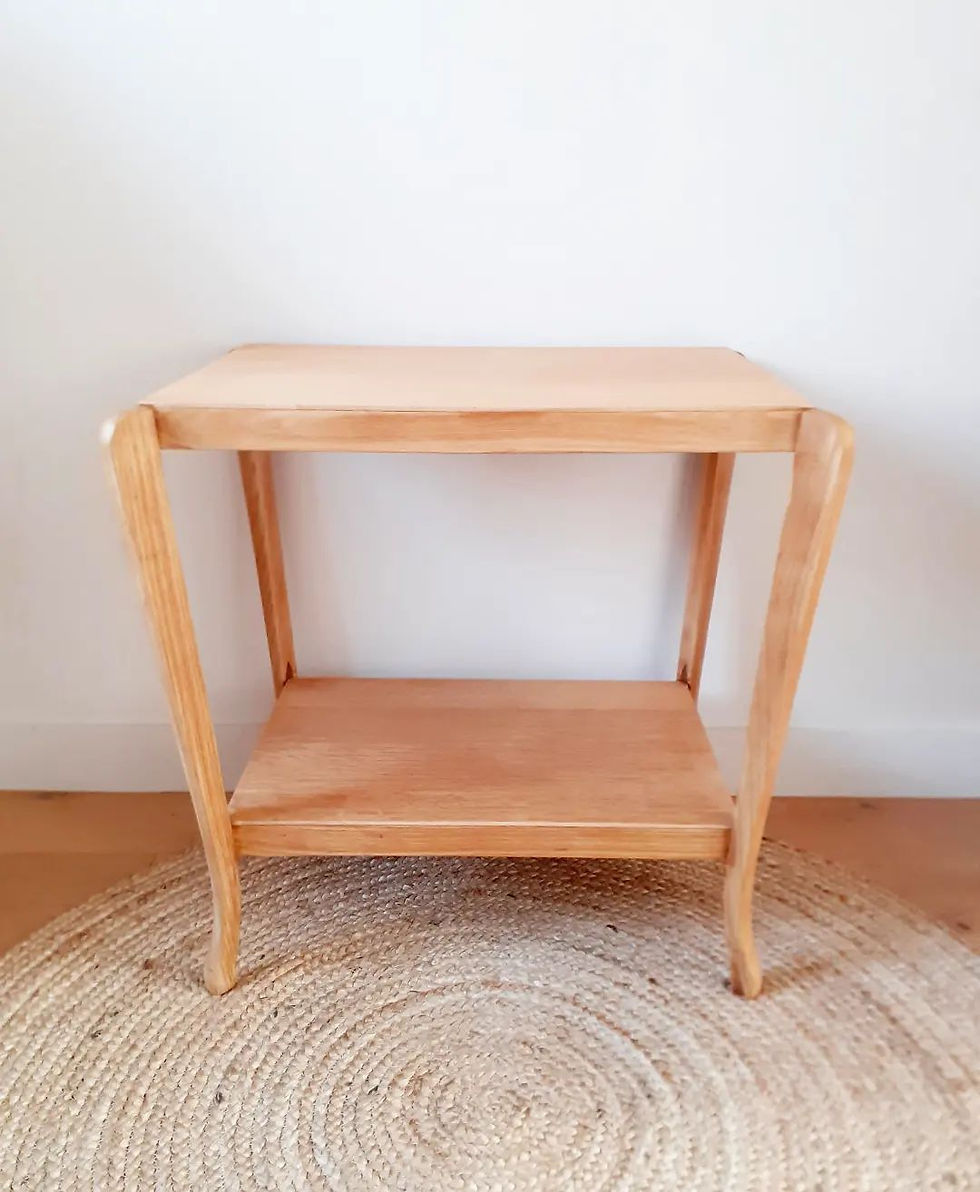 Miniature : Table Console Bout de Canapé Bois blond