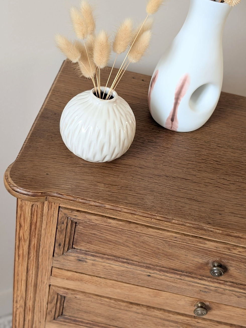 Miniature : Meuble d'appoint en chêne massif