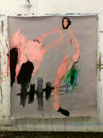 A FOLLE ALLURE - PEINTURES - ART - ©MARIONBROSSE