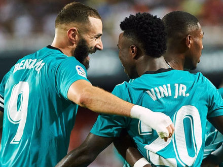Vini Jr & Benzema complete a great comeback in 2 minutes: 1-2 in Mestalla and Real gets to the top!
