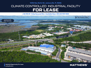 Industrial Warehouse Jacksonville For Lease