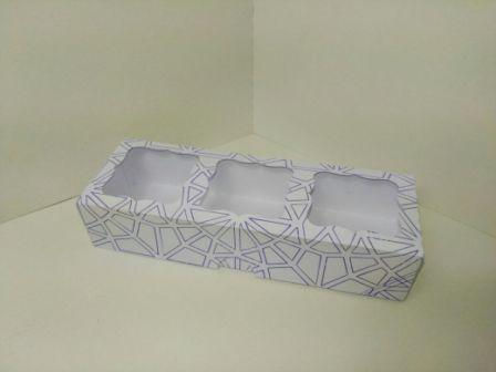 Caja para 3 cupcakes