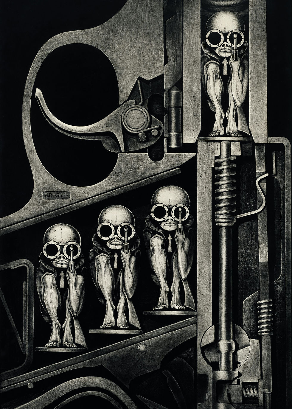H. R. Giger (1967), "Gebärmaschine"