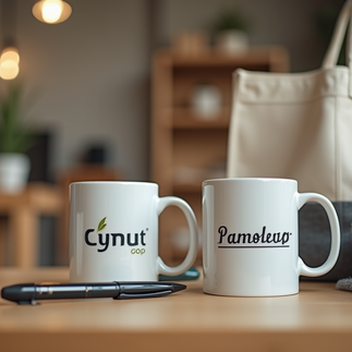 logo branded coffee mugs
