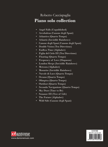 Roberto Cacciapaglia - PIANO SOLO COLLECTION | Dantone Music