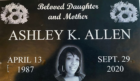 Double Slant Etched Black Marker