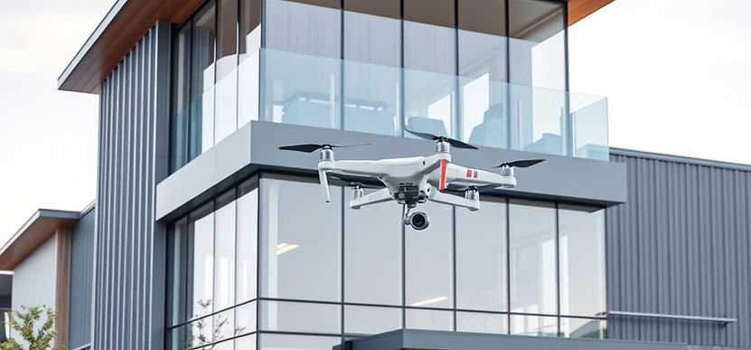 Commercial Property Inspection with a drone