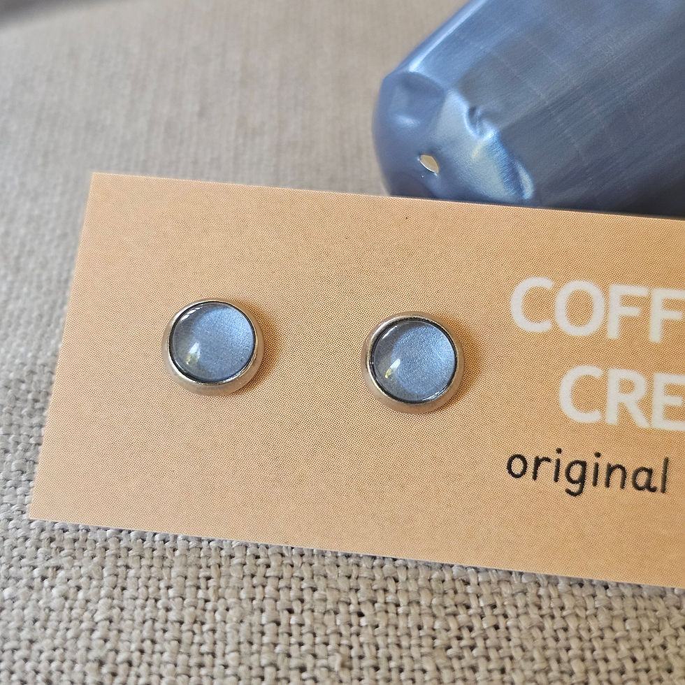 Thumbnail: Vivalto Blue Small Stud Earrings