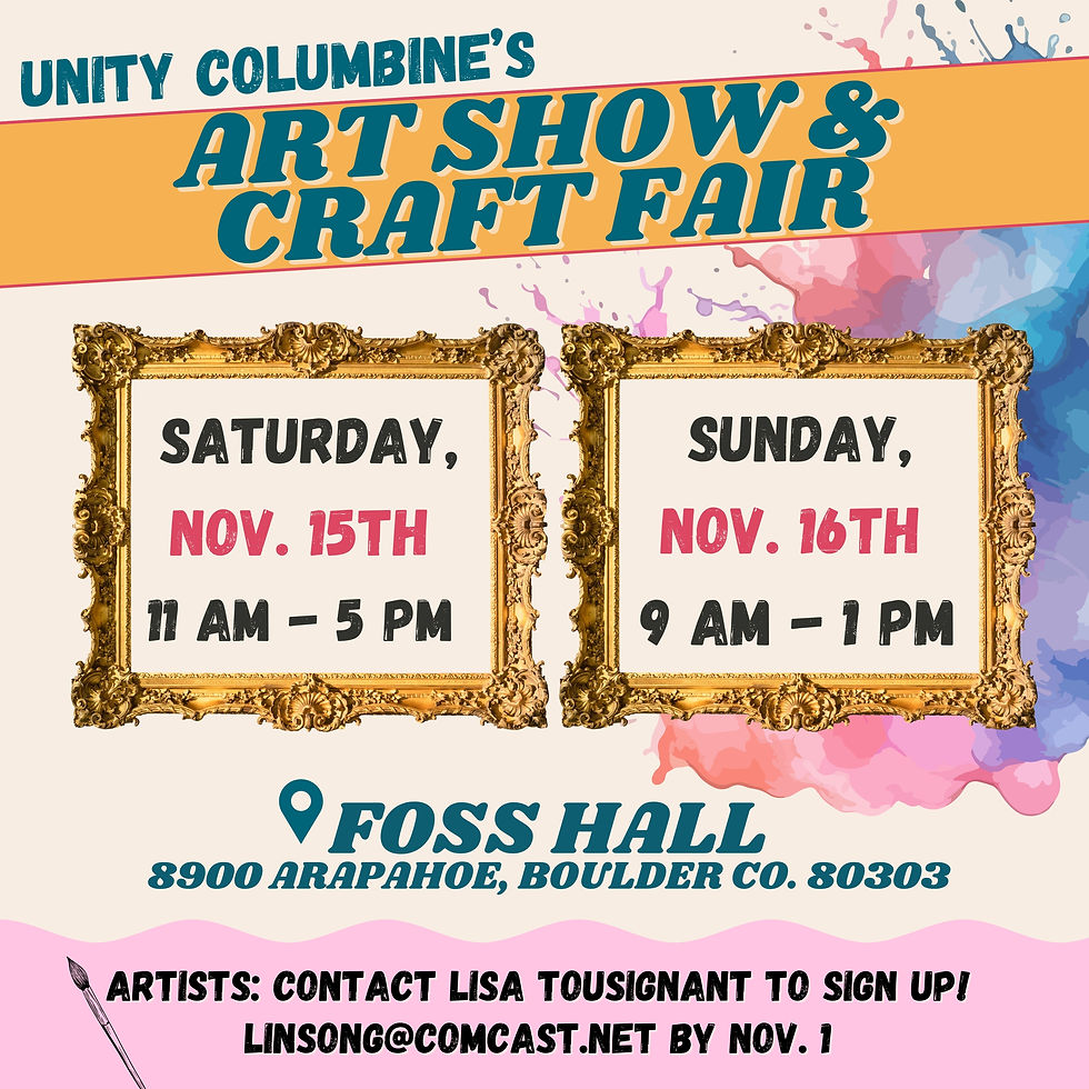 Annual Art Show & Craft Fair! 