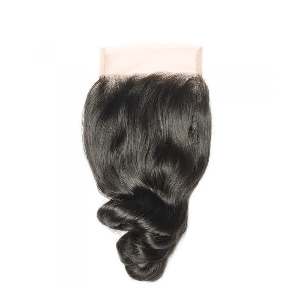 Thumbnail: Human Hair 4x4 Loose Wave Closure - IS