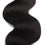 Thumbnail: Human Hair #1 Jet Black Body Wave Bundles - IS10