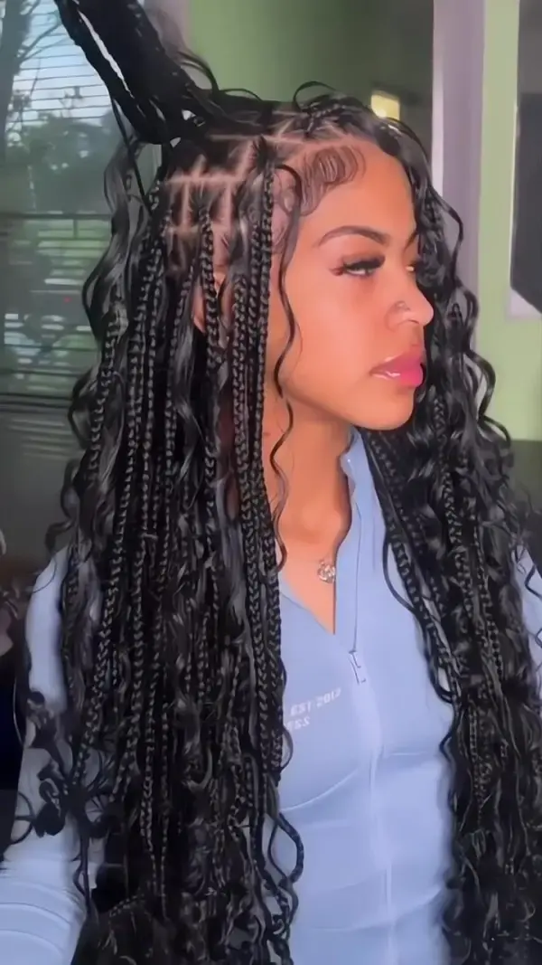 Thumbnail: Loose Deep BOHO Box Braids Hairstyles  - 2 Packs