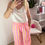 Miniature : Pantalon GAZE de coton rayé