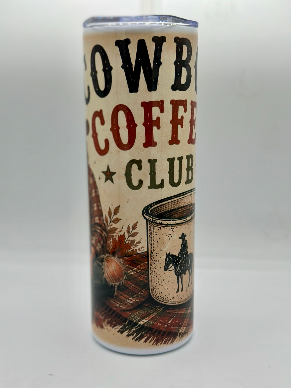 Cowboy Coffee Club 20 oz Skinny Tumbler