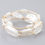 Thumbnail: Multi Abstract Pearl Stone Tube Bracelet