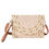 Thumbnail: Mixed Color Detail Straw Clutch & Crossbody Bag